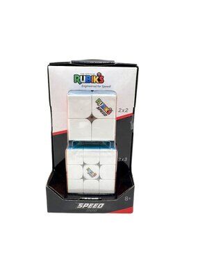 Rubik’s Speed Cube Duo Pack, 3X3 Magnetic Speed Cube & 2X2 Speed Cube 2-Pack